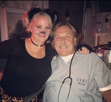 Ron Van Olphen and Erika Van Olphen flaunt their 2020's Halloween costumes.