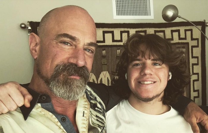 Christopher Meloni with his son Dante Amadeo Meloni.